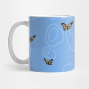 Blue Butterflies Mug